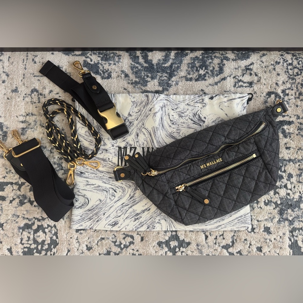 MZ Wallace True Charcoal Denim
Small Crosby Sling
